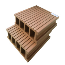 Decking en bois composite en plastique pour l&#39;extérieur